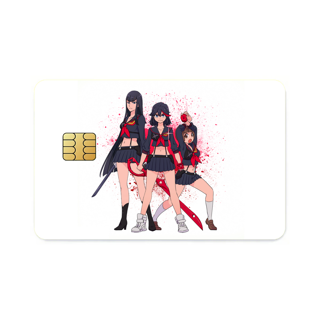 Anime Kill La Kill Credit Card Skins (4-in-1 Pack)