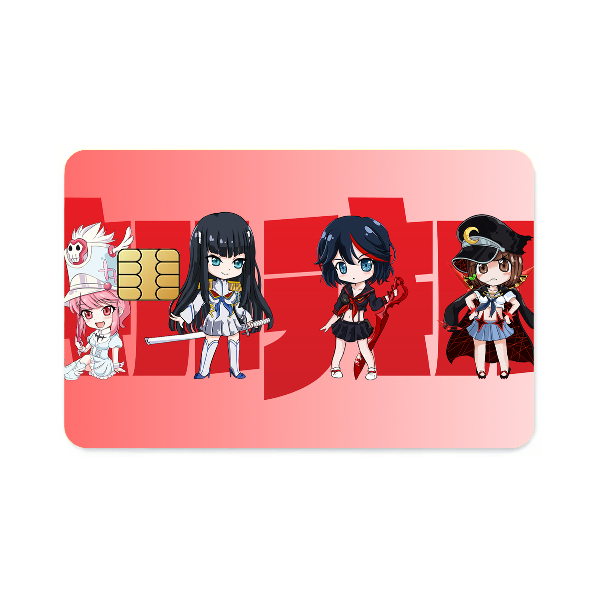 Anime Kill La Kill Credit Card Skins (4-in-1 Pack)