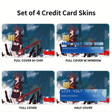 Load image into Gallery viewer, Anime Kill La Killr Credit Card Skins (4-in-1 Pack)
