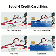 Load image into Gallery viewer, Anime Kill La Killr Credit Card Skins (4-in-1 Pack)
