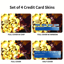 Load image into Gallery viewer, Anime KonoSuba - God’s blessing on this wonderful world!!  Credit Card Skins (4-in-1 Pack)
