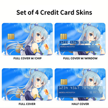 Load image into Gallery viewer, Anime KonoSuba - God’s blessing on this wonderful world!! Credit Card Skins (4-in-1 Pack)
