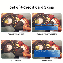 Load image into Gallery viewer, Anime KonoSuba - God’s blessing on this wonderful world!! Credit Card Skins (4-in-1 Pack)
