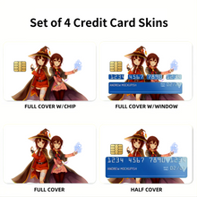 Load image into Gallery viewer, Anime KonoSuba - God’s blessing on this wonderful world!! Credit Card Skins (4-in-1 Pack)
