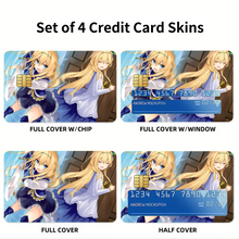 Load image into Gallery viewer, Anime KonoSuba - God’s blessing on this wonderful world!! Credit Card Skins (4-in-1 Pack)

