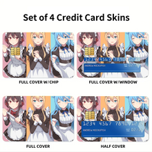 Load image into Gallery viewer, Anime KonoSuba - God’s blessing on this wonderful world!!  Credit Card Skins (4-in-1 Pack)
