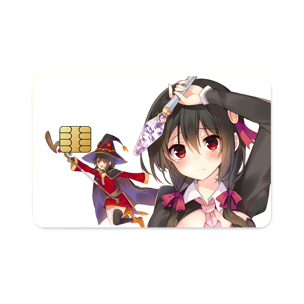 Anime KonoSuba - God’s blessing on this wonderful world!! Credit Card Skins (4-in-1 Pack)