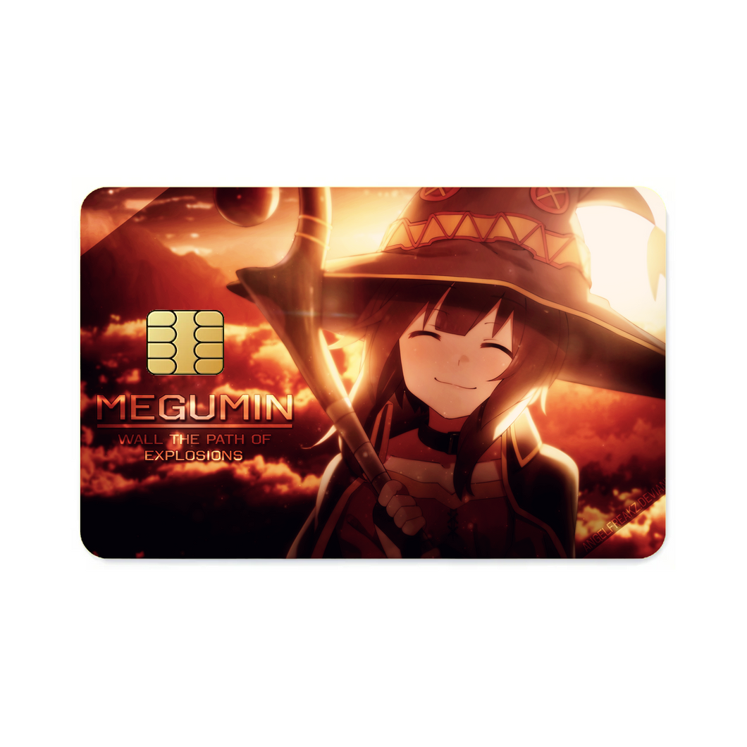 Anime KonoSuba - God’s blessing on this wonderful world!! Credit Card Skins (4-in-1 Pack)