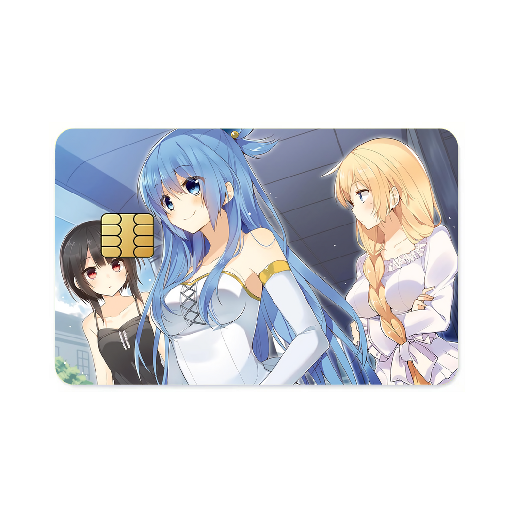 Anime KonoSuba - God’s blessing on this wonderful world!! Credit Card Skins (4-in-1 Pack)