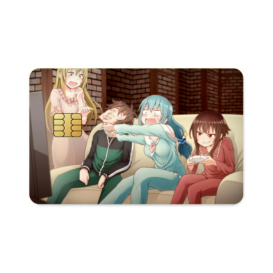 Anime KonoSuba - God’s blessing on this wonderful world!! Credit Card Skins (4-in-1 Pack)