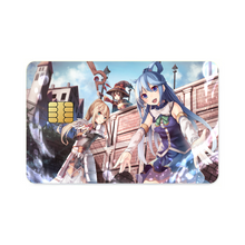 Load image into Gallery viewer, Anime KonoSuba - God’s blessing on this wonderful world!!  Credit Card Skins (4-in-1 Pack)
