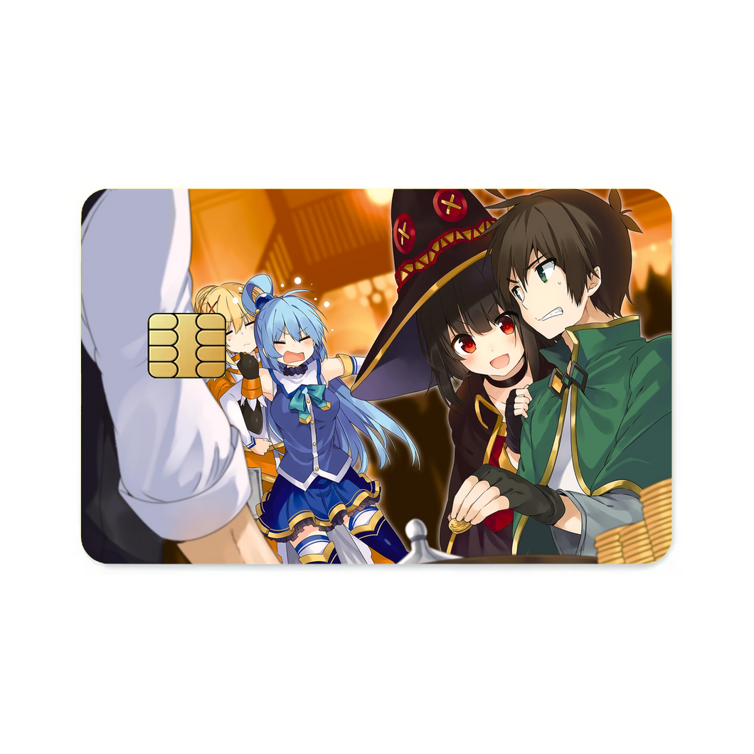 Anime KonoSuba - God’s blessing on this wonderful world!! Credit Card Skins (4-in-1 Pack)