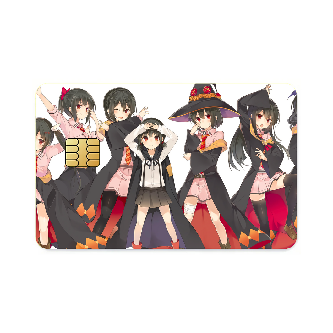 Anime KonoSuba - God’s blessing on this wonderful world!! Credit Card Skins (4-in-1 Pack)