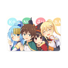 Load image into Gallery viewer, Anime KonoSuba - God’s blessing on this wonderful world!!  Credit Card Skins (4-in-1 Pack)
