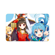 Anime KonoSuba - God’s blessing on this wonderful world!! Credit Card Skins (4-in-1 Pack)