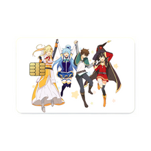 Load image into Gallery viewer, Anime KonoSuba - God’s blessing on this wonderful world!! Credit Card Skins (4-in-1 Pack)
