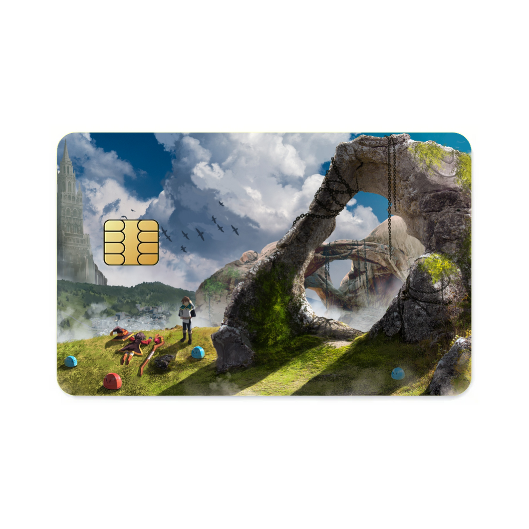 Anime KonoSuba - God’s blessing on this wonderful world!!  Credit Card Skins (4-in-1 Pack)