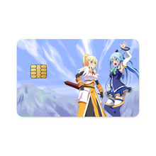 Load image into Gallery viewer, Anime KonoSuba - God’s blessing on this wonderful world!!  Credit Card Skins (4-in-1 Pack)
