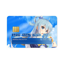 Load image into Gallery viewer, Anime KonoSuba - God’s blessing on this wonderful world!! Credit Card Skins (4-in-1 Pack)
