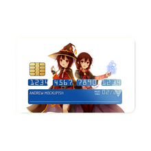Load image into Gallery viewer, Anime KonoSuba - God’s blessing on this wonderful world!! Credit Card Skins (4-in-1 Pack)
