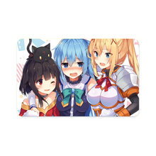 Load image into Gallery viewer, Anime KonoSuba - God’s blessing on this wonderful world!! Credit Card Skins (4-in-1 Pack)

