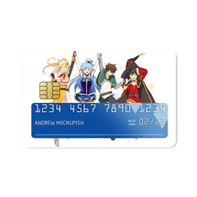Load image into Gallery viewer, Anime KonoSuba - God’s blessing on this wonderful world!! Credit Card Skins (4-in-1 Pack)
