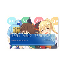Load image into Gallery viewer, Anime KonoSuba - God’s blessing on this wonderful world!!  Credit Card Skins (4-in-1 Pack)
