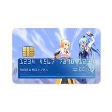 Load image into Gallery viewer, Anime KonoSuba - God’s blessing on this wonderful world!!  Credit Card Skins (4-in-1 Pack)
