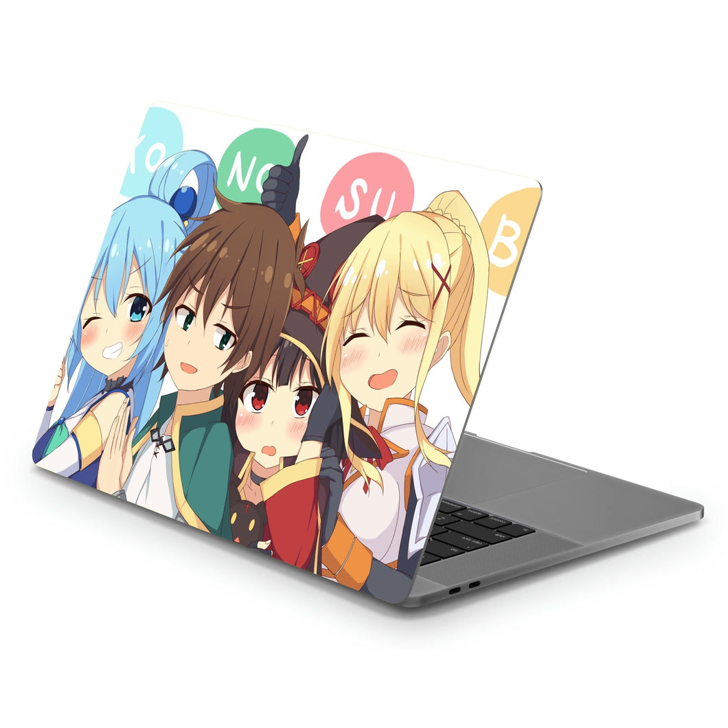 Anime KonoSuba - God’s blessing on this wonderful world!!  Macbook Skin