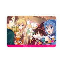 Load image into Gallery viewer, Anime KonoSuba - God’s blessing on this wonderful world!!r Credit Card Skins (4-in-1 Pack)

