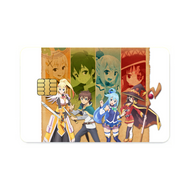 Anime KonoSuba - God’s blessing on this wonderful world!!r Credit Card Skins (4-in-1 Pack)