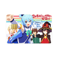 Anime KonoSuba - God’s blessing on this wonderful world!!r Credit Card Skins (4-in-1 Pack)