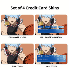 Load image into Gallery viewer, Anime Kuroko&#39;s Basketball Credit Card Skins (4-in-1 Pack)
