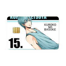 Load image into Gallery viewer, Anime Kuroko&#39;s Basketballr Credit Card Skins (4-in-1 Pack)
