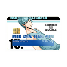 Load image into Gallery viewer, Anime Kuroko&#39;s Basketballr Credit Card Skins (4-in-1 Pack)
