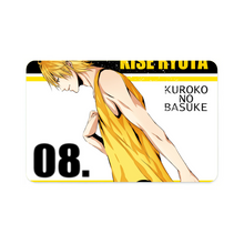 Load image into Gallery viewer, Anime Kuroko&#39;s Basketballr Credit Card Skins (4-in-1 Pack)
