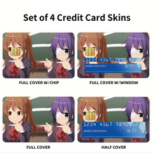 Load image into Gallery viewer, Anime Love, Chuni Credit Card Skins (4-in-1 Pack)
