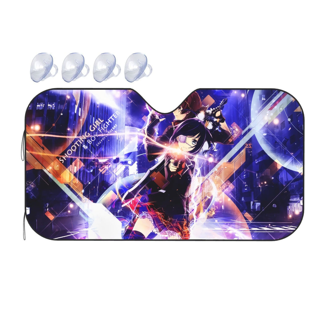 Anime Love, Chunibyo & Other Delusions Car Sunshade