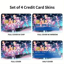 Load image into Gallery viewer, Anime Love Live!  Credit Card Skins (4-in-1 Pack)
