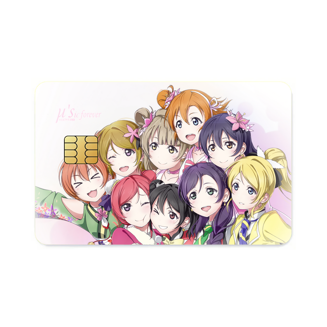Anime Love Live!  Credit Card Skins (4-in-1 Pack)