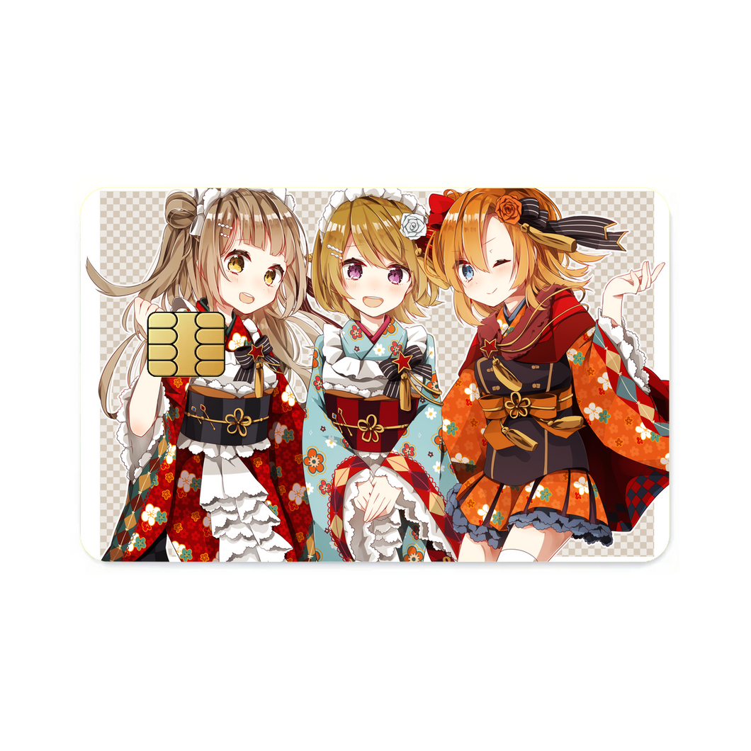Anime Love Live!  Credit Card Skins (4-in-1 Pack)