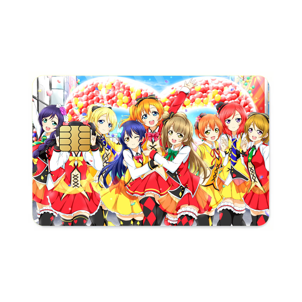 Anime Love Live! Credit Card Skins (4-in-1 Pack)