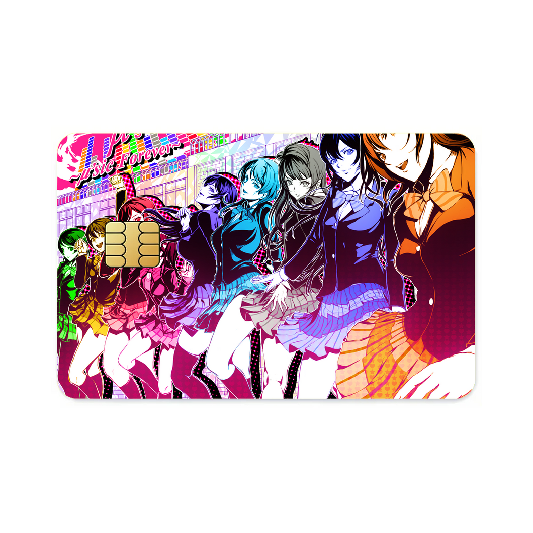 Anime Love Live!  Credit Card Skins (4-in-1 Pack)