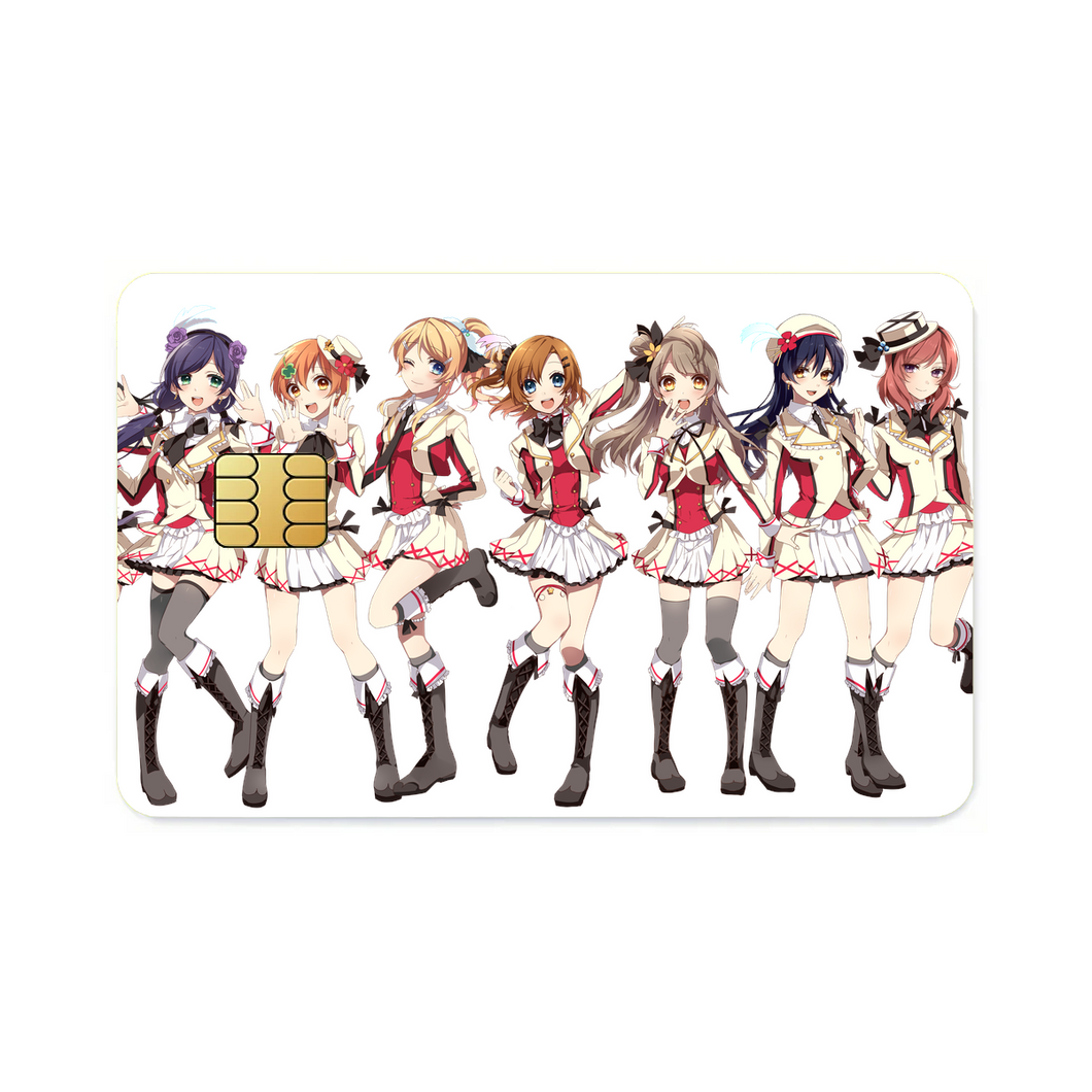 Anime Love Live!  Credit Card Skins (4-in-1 Pack)