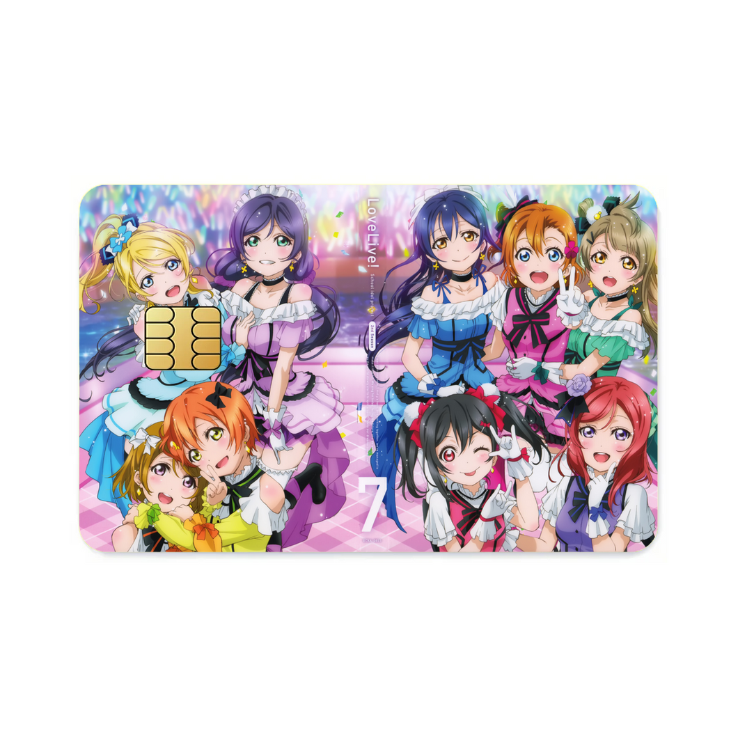 Anime Love Live! Credit Card Skins (4-in-1 Pack)