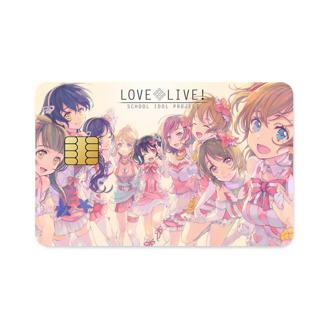 Anime Love Live!  Credit Card Skins (4-in-1 Pack)