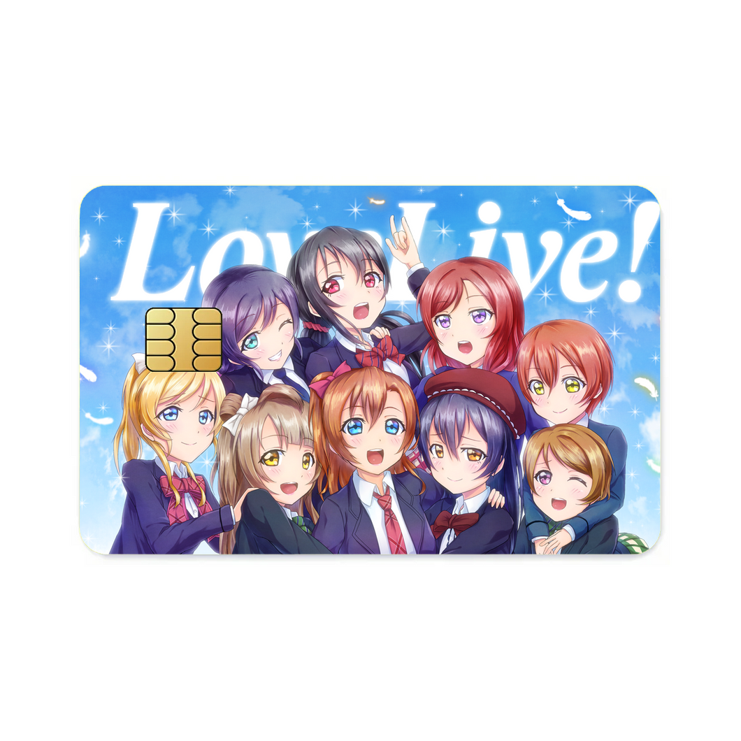 Anime Love Live!  Credit Card Skins (4-in-1 Pack)