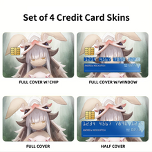 Load image into Gallery viewer, Anime Made In Abyss  Credit Card Skins (4-in-1 Pack)
