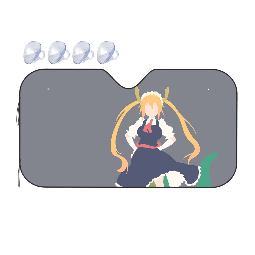Anime Miss Kobayashi's Dragon Maid Car Sunshade