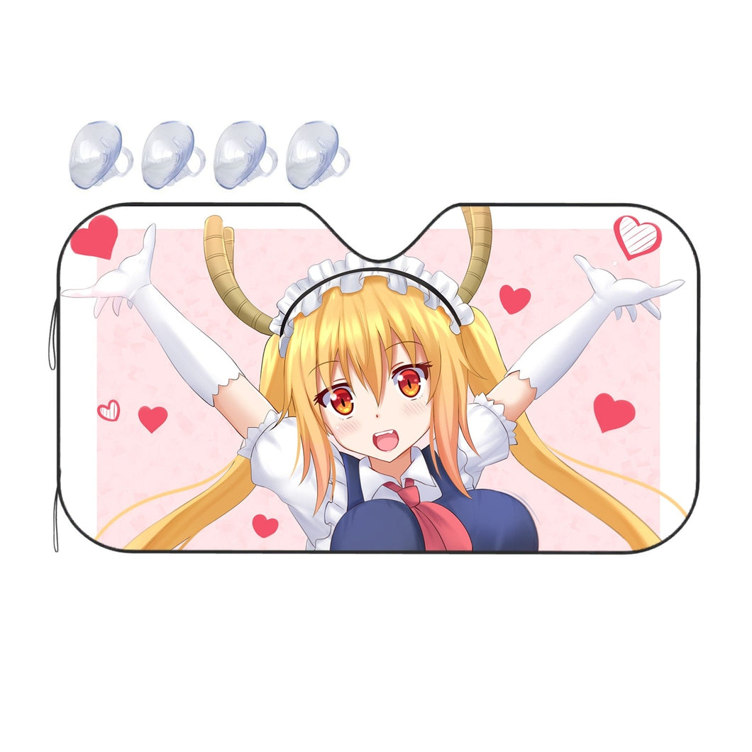 Anime Miss Kobayashi's Dragon Maid Car Sunshade